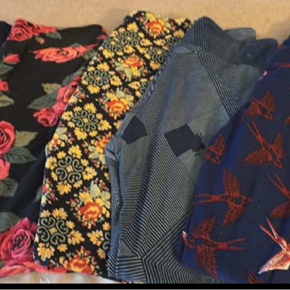 Floral and Patterned Lularoe leggings bundle